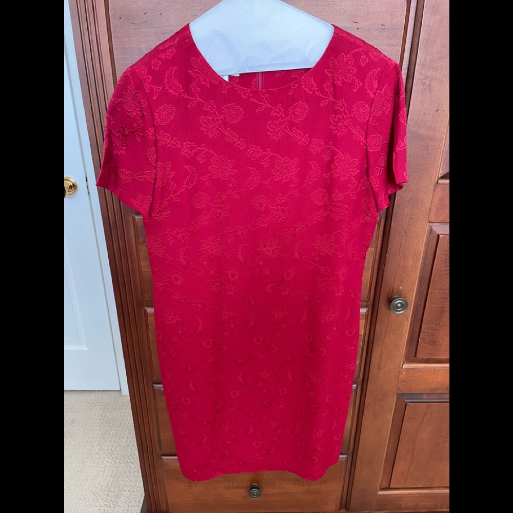 Beautiful red dress from Talbots size 10
